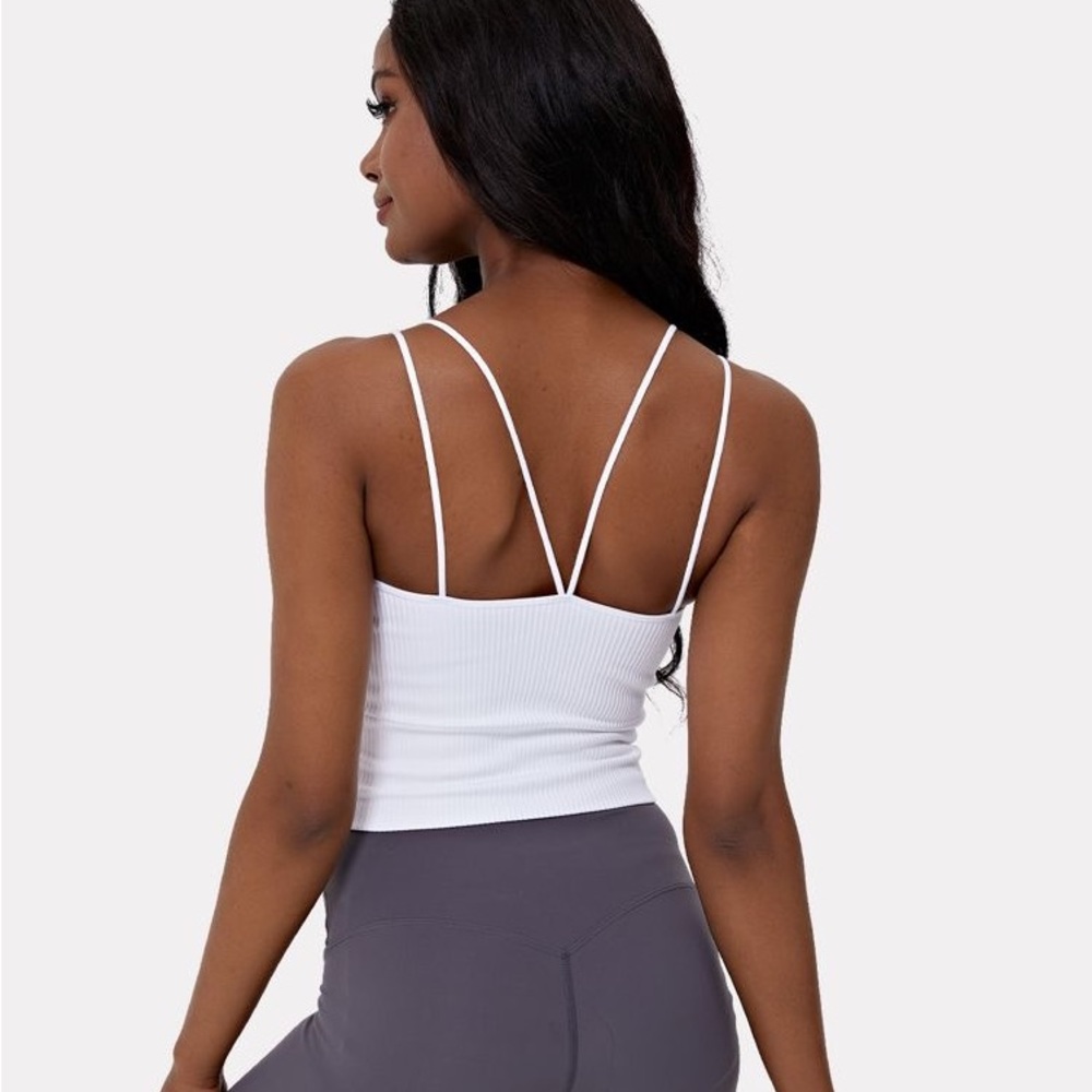 NWT HALARA IN MY FEELS RIBBED CROP TOP